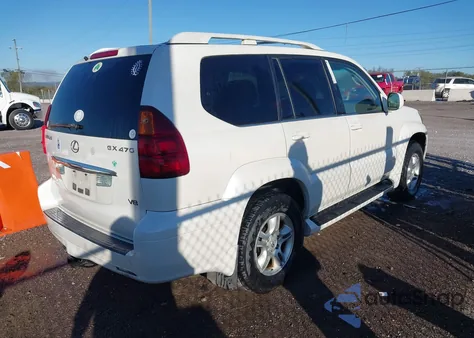 2006 Lexus Gx 470 z USA, uszkodzony, nr VIN JTJBT20X460097119